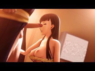 yukiko amagi - blowjob; riding; vaginal penetration; 3d sex porno hentai; (by @amateurthrowaway | @macstarva) [persona 4]